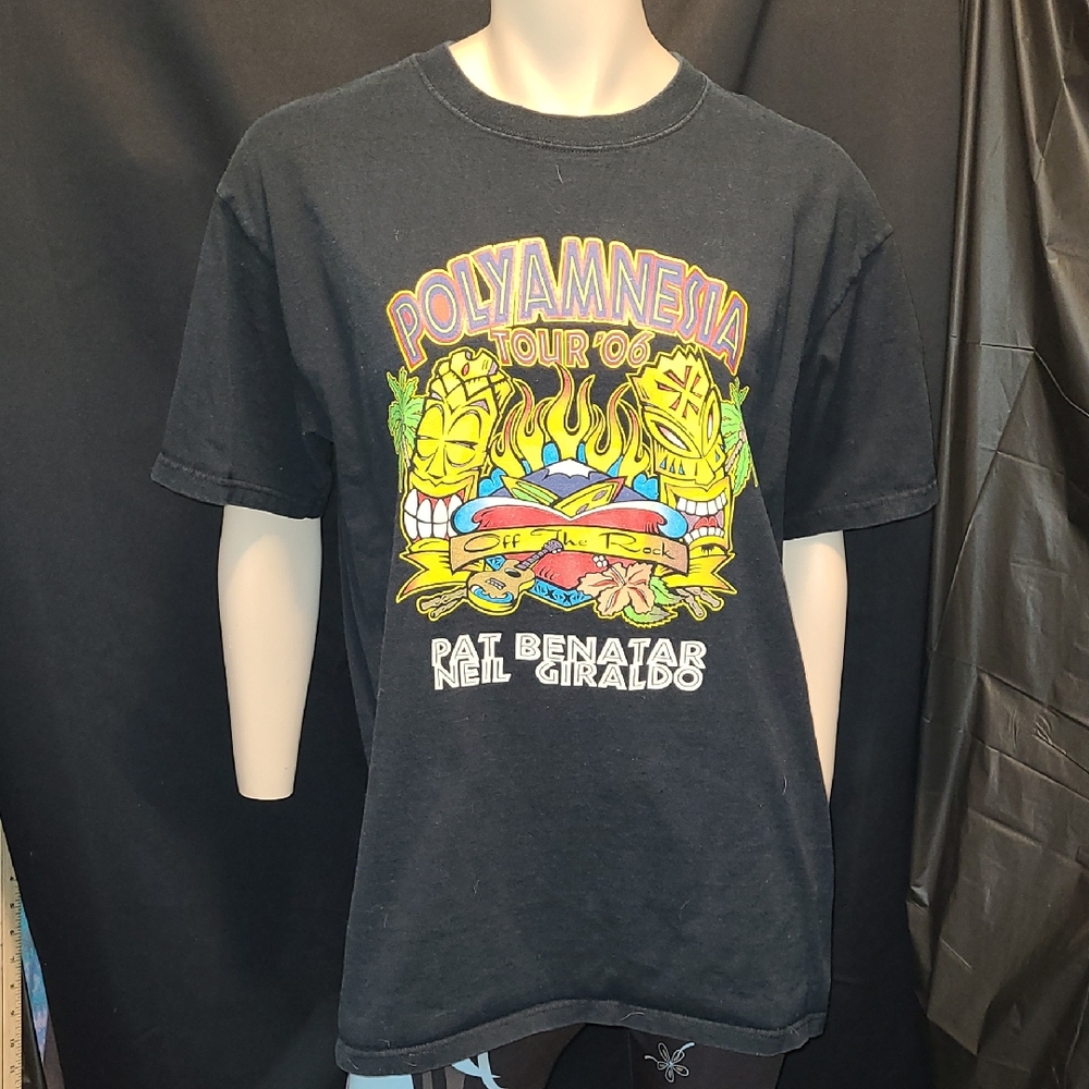 PAT BENATAR'S Polyamnesia - Off The Rock 2006 Tour T-Shirt Pat Benatar  Large